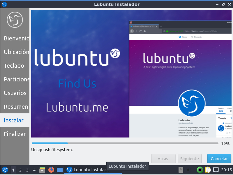 Lubuntu 18.10