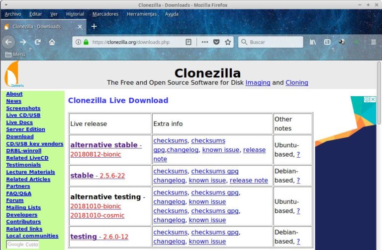 Clonezilla Live 3.1.1-27 for apple instal
