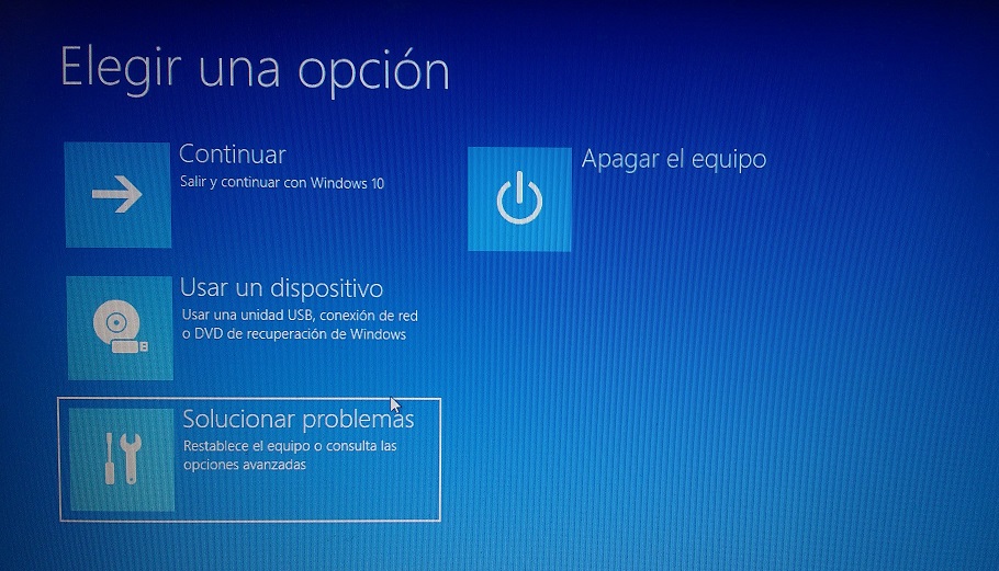 solucionar problemas windows 10