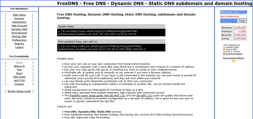 Wake on LAN (WoL) - Configuración: Free DNS