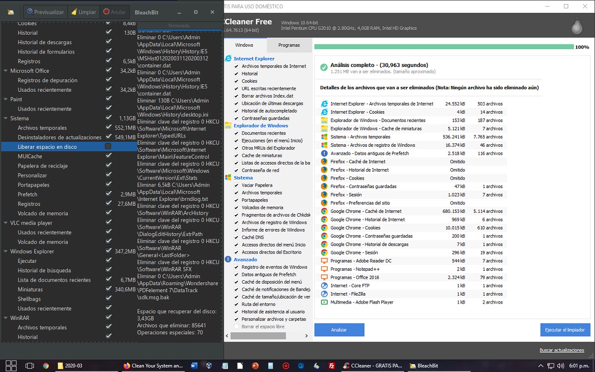 Windows 10: Limpieza - paso 4