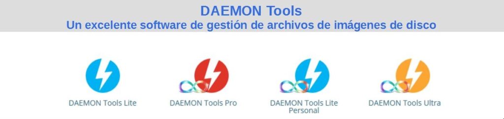 DAEMON Tools: Un excelente software de gestión de archivos de imágenes de disco